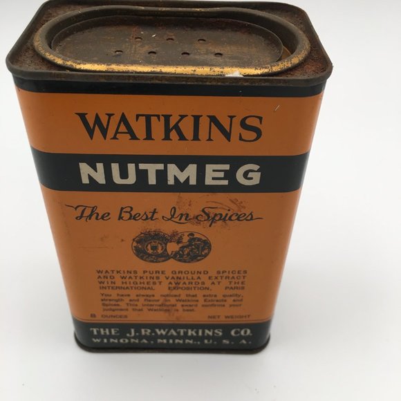 Vintage Watkins Nutmeg tin - Picture 2 of 4